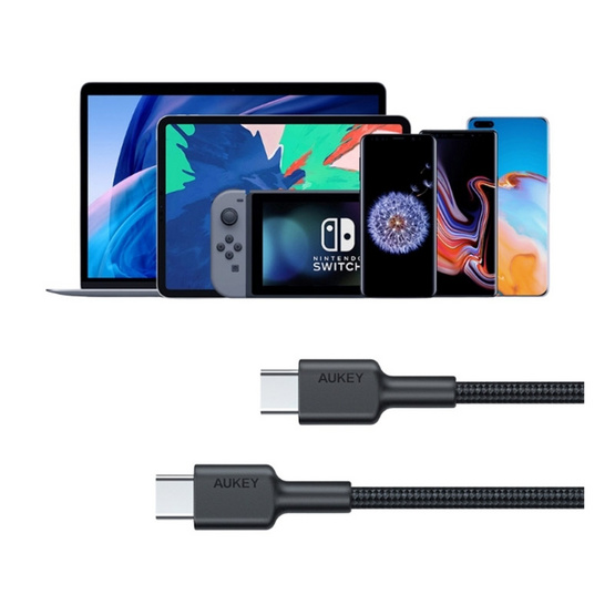 Aukey สายชาร์จ Type C รุ่น CB-CD45 Aukey สายชาร์จ Type C รุ่น CB-CD45