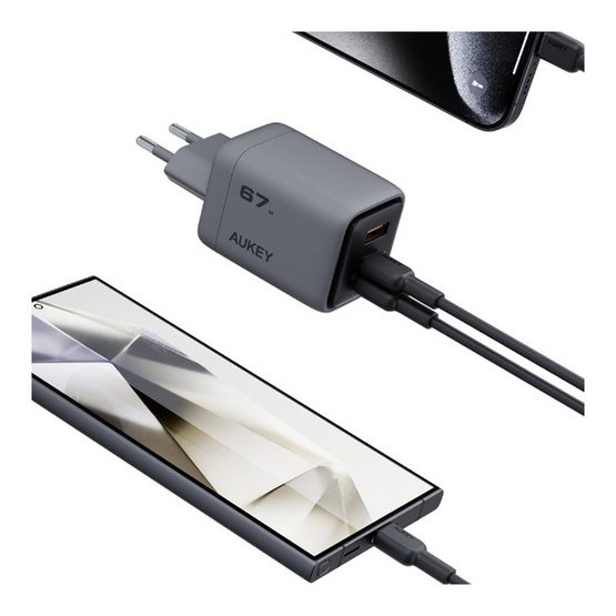 Aukey หัวชาร์จ 67W รุ่น PA-C3