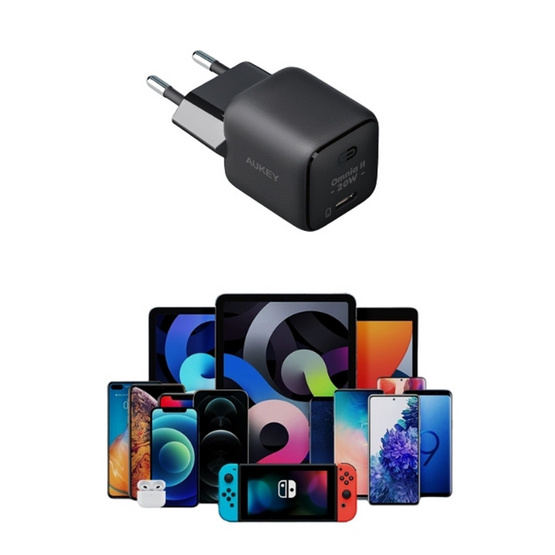 Aukey หัวชาร์จ 20W รุ่น PA-B1T