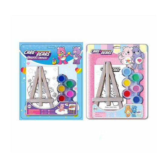 Wanna ชุดระบายสีขาตั้งไม้ Care Bears คละแบบ (แพ็ก 2 ชิ้น)