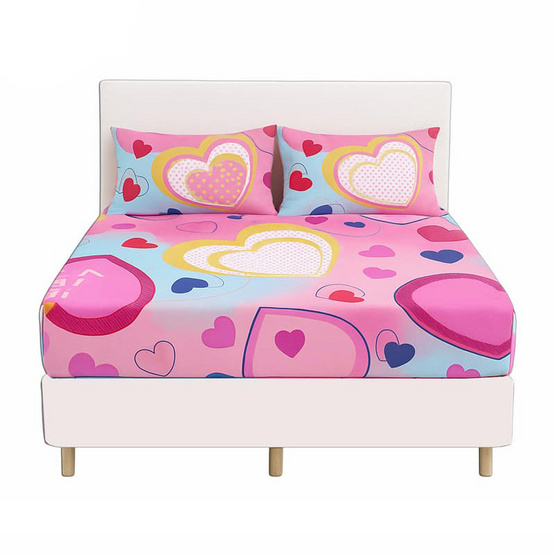 SC Home ชุดผ้าปูที่นอน รุ่น Cozy PL ลาย Sweet Heart