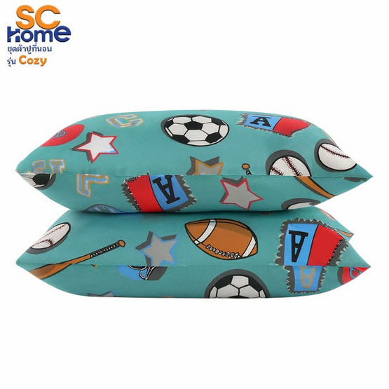 SC Home ชุดผ้าปูที่นอน รุ่น Cozy PL ลาย Sport Star