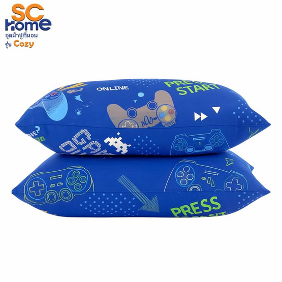 SC Home ชุดผ้าปูที่นอน รุ่น Cozy PL ลาย Game On