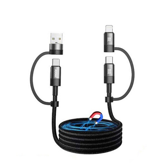 Moov สายชาร์จ 4 in 1 รุ่น CB11 100W Moov สายชาร์จ 4 in 1 รุ่น CB11 100W