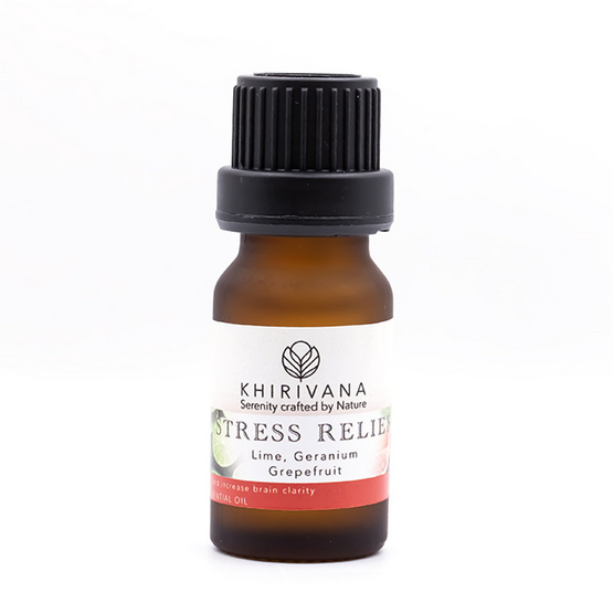 Khirivana น้ำมันหอมระเหยสกัดบริสุทธิ์ 100% สูตรกลิ่นผ่อนคลายความเครียด ขนาด 10 มล. Khirivana น้ำมันหอมระเหยสกัดบริสุทธิ์ 100% สูตรกลิ่นผ่อนคลายความเครียด ขนาด 10 มล.