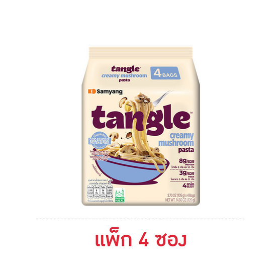 ซัมยังแทงเกิ้ลครีมมี่มัชรูมพาสต้า 420 กรัม (แพ็ก 4) ซัมยังแทงเกิ้ลครีมมี่มัชรูมพาสต้า 420 กรัม (แพ็ก 4)