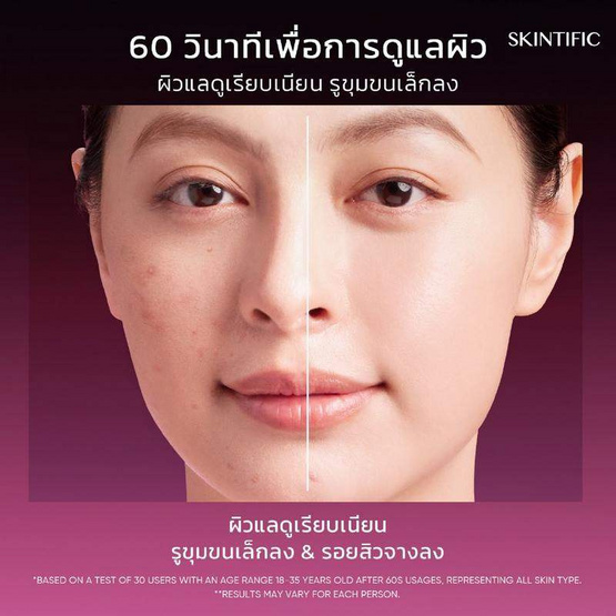 Skintific เอเฮชเอ บีเฮชเอ พีเฮชเอ แอลเฮชเอ พีลลิ่ง โซลูชั่น 30 มล.