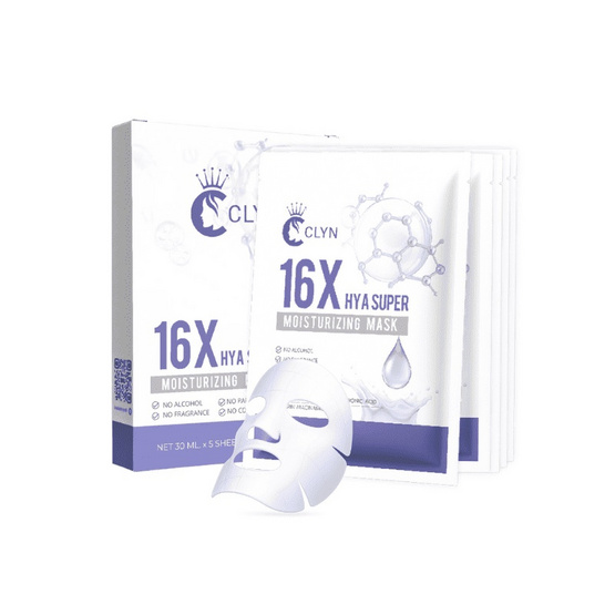 Clyn มาส์กหน้า 16x Hya Super Moisturizing Mask 30 มล. Clyn มาส์กหน้า 16x Hya Super Moisturizing Mask 30 มล.