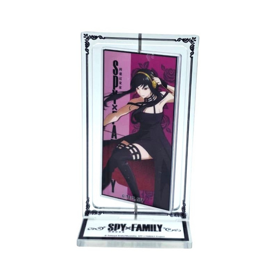 SPY X FAMILY สแตนดี้อะคริลิก Spy Rotating Acrylic (Yor Forger) SPY X FAMILY สแตนดี้อะคริลิก Spy Rotating Acrylic (Yor Forger)