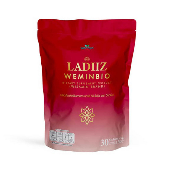 Wisamin LADIIZ WEMINBIO ลาดิซ วีมินไบโอ บรรจุ 30 ซอง