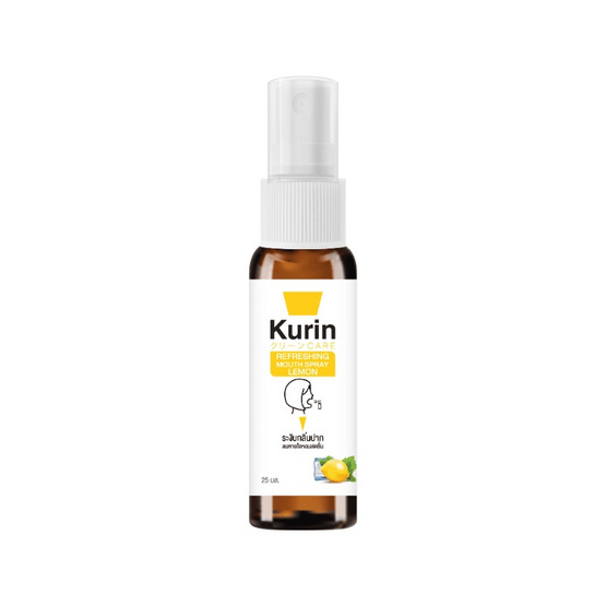 KURIN CARE คูริน แคร์ รีเฟรชชิ่ง เม้าส์ สเปรย์ เลมอน 25มล. KURIN CARE คูริน แคร์ รีเฟรชชิ่ง เม้าส์ สเปรย์ เลมอน 25มล.