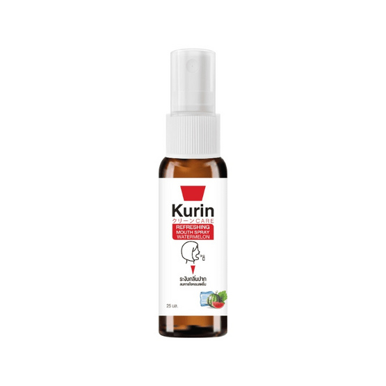 KURIN CARE คูริน แคร์ รีเฟรชชิ่ง เม้าส์ สเปรย์ วอเตอร์เมลอน 25 มล. KURIN CARE คูริน แคร์ รีเฟรชชิ่ง เม้าส์ สเปรย์ วอเตอร์เมลอน 25 มล.