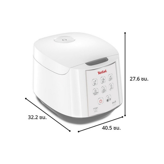 TEFAL หม้อหุงข้าวดิจิตอล 1.8 ลิตร รุ่น RK732166
