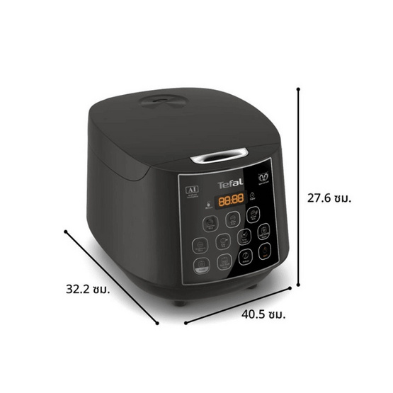 TEFAL หม้อหุงข้าวดิจิตอล 1.8 ลิตร รุ่น RK736B66