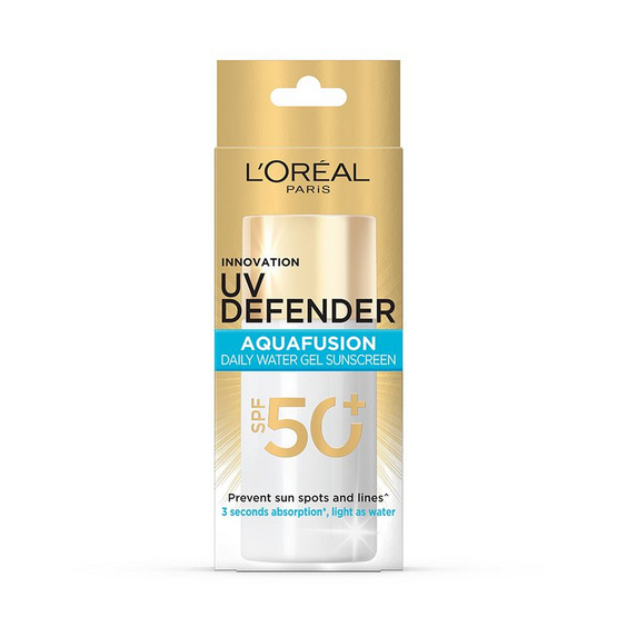 ลอรีอัล ยูวี ดีเฟนเดอร์ อะควาฟิวชั่น เดลี่ วอเตอร์ เจล SPF50+ PA++++ 50 มล.