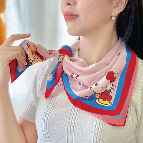 ผ้าพันคอ Hello Kitty X Butterbear ผ้าพันคอ Hello Kitty X Butterbear