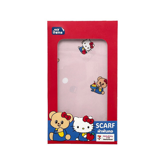 ผ้าพันคอ Hello Kitty X Butterbear ผ้าพันคอ Hello Kitty X Butterbear
