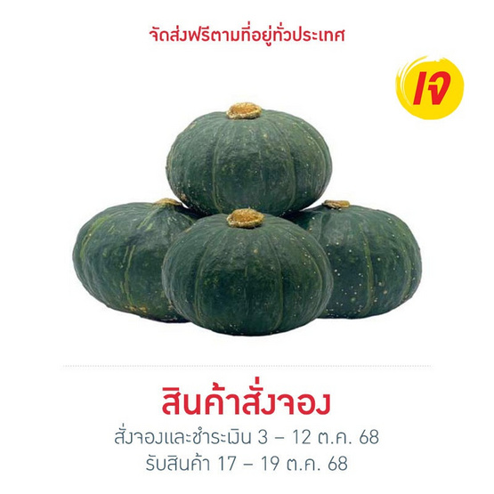 ไร่ชรินทร์พรรณ ฟักทองญี่ปุ่นมินิ 2 กิโลกรัม