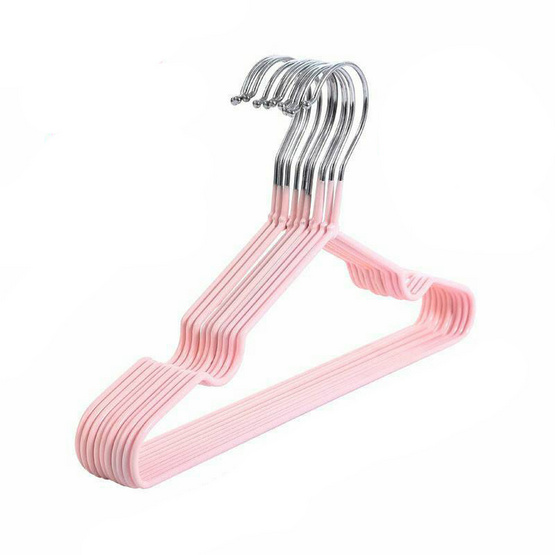 Homelove ไม้แขวนเสื้อสแตนเลส แพ็ก 10 ชิ้น