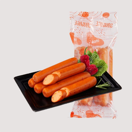 สไปซี่ไบท์ (ไส้กรอกหมูผสมไก่) (แพ็ก 6 ชิ้น)