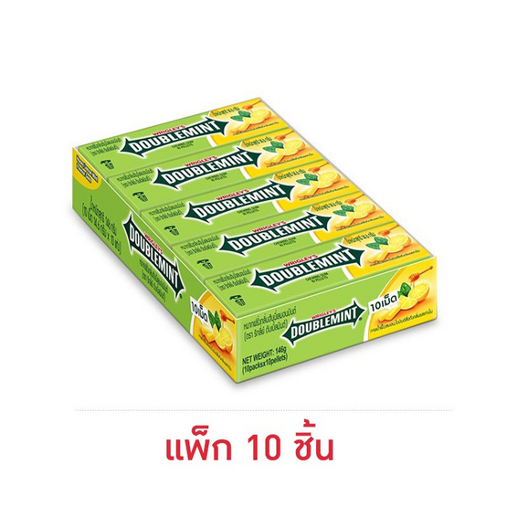 ริกลี่ย์หมากฝรั่งกลิ่นฮันนี่เลมอนมินต์ 14.6 กรัม (แพ็ก 10 ชิ้น)