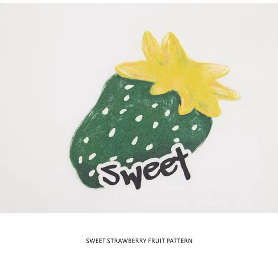 EMAS.HOUSE เสื้อยืดคอกลมเด็ก ผ้าคอตตอน Sweet สีขาว EMAS.HOUSE เสื้อยืดคอกลมเด็ก ผ้าคอตตอน Sweet สีขาว