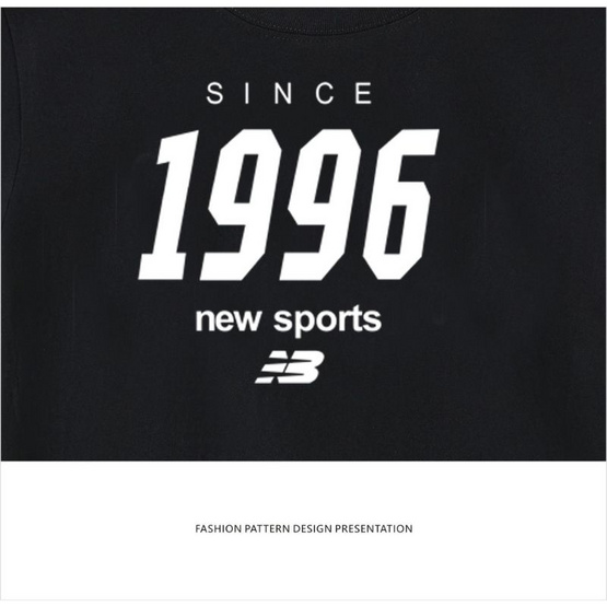 EMAS.HOUSE เสื้อยืดคอกลมเด็ก ผ้าคอตตอน 1996 สีดำ EMAS.HOUSE เสื้อยืดคอกลมเด็ก ผ้าคอตตอน 1996 สีดำ