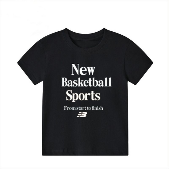 EMAS.HOUSE เสื้อยืดคอกลมเด็ก ผ้าคอตตอน New สีดำ EMAS.HOUSE เสื้อยืดคอกลมเด็ก ผ้าคอตตอน New สีดำ