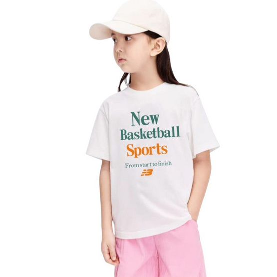 EMAS.HOUSE เสื้อยืดคอกลมเด็ก ผ้าคอตตอน New สีขาว EMAS.HOUSE เสื้อยืดคอกลมเด็ก ผ้าคอตตอน New สีขาว