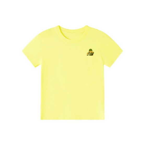 EMAS.HOUSE เสื้อยืดคอกลมเด็ก ผ้าคอตตอน EM สีเหลือง EMAS.HOUSE เสื้อยืดคอกลมเด็ก ผ้าคอตตอน EM สีเหลือง