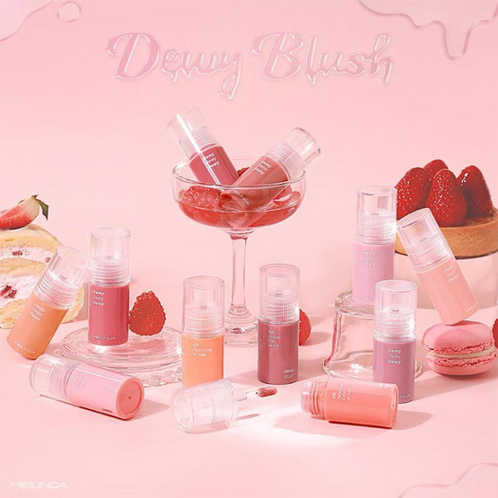 Meilinda บลัชออน Dewy Blush 5.5 มล.