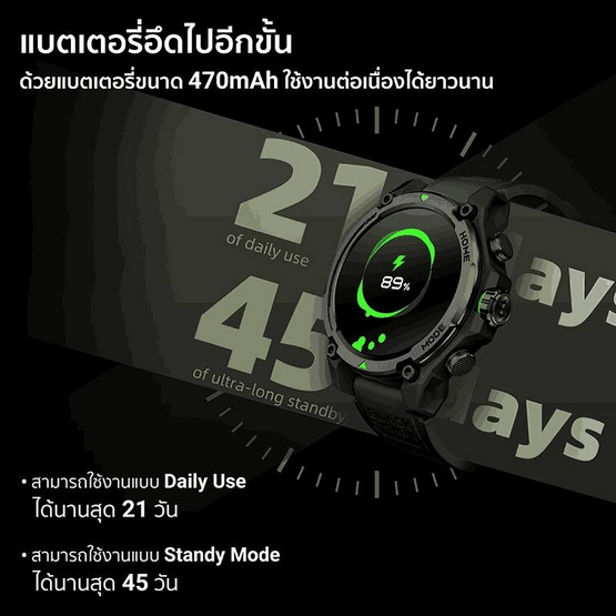 Black Shark นาฬิกา Smart Watch รุ่น GS3
