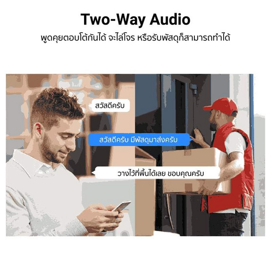 Xiaovv กล้องวงจรปิด IP Camera Full HD รุ่น P6 Pro