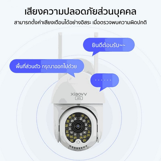 Xiaovv กล้องวงจรปิดภายนอก IP Camera รุ่น P12 Xiaovv กล้องวงจรปิดภายนอก IP Camera รุ่น P12