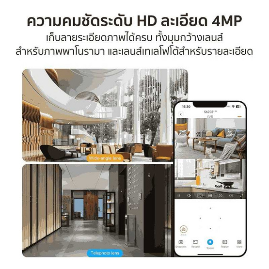 Xiaovv กล้องวงจรปิดกล้องวงจรปิดภายใน IP Camera รุ่น BQ2