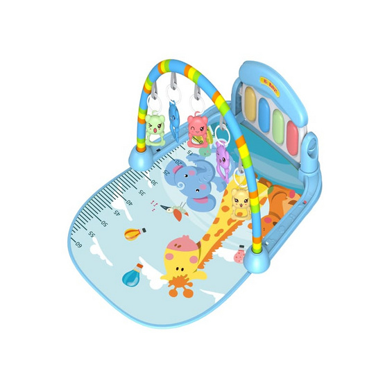 Playgym เพลยิมโมบายที่นอนเด็ก สีฟ้า ลายยีราฟ