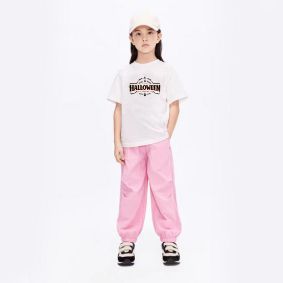 EMAS.HOUSE เสื้อยืดผ้าคอตตอน 100% รุ่น Halloween 02 สีขาว