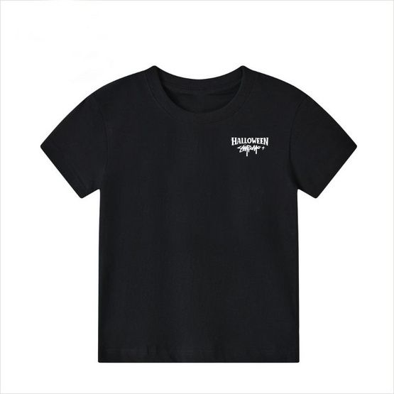 EMAS.HOUSE เสื้อยืดผ้าคอตตอน 100% รุ่น Halloween 03 สีดำ