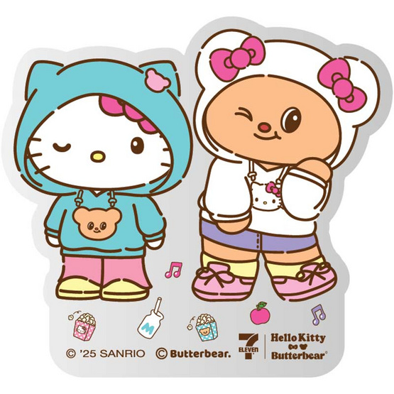 คลิปหนีบกระดาษ Hello Kitty x Butterbear (แพ็ก 4 ชิ้น) คลิปหนีบกระดาษ Hello Kitty x Butterbear (แพ็ก 4 ชิ้น)