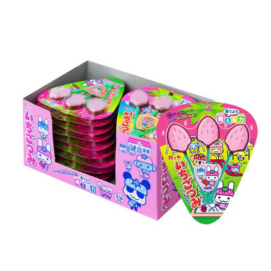ลอตเต้ ช็อกโกแลตนมและสตรอเบอร์รี่สติ๊ก คละแบบ 11 กรัม (แพ็ก 20 ชิ้น)