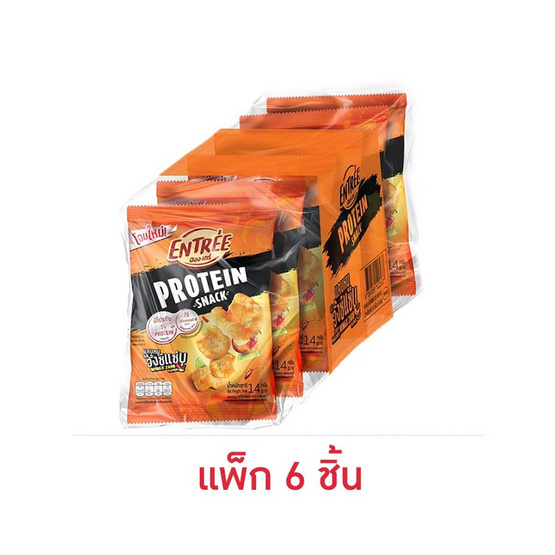 อองเทร่ แคบหมู รสวิ้งซ์แซ่บ 14 กรัม (แพ็ก 6 ชิ้น)