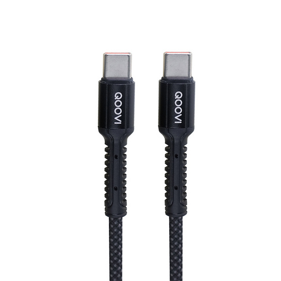 Qoovi สายชาร์จ Type C to C รุ่น 60WC Qoovi สายชาร์จ Type C to C รุ่น 60WC