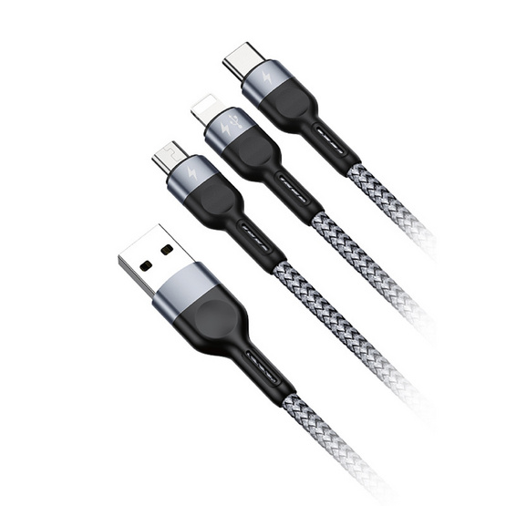Qoovi สายชาร์จ 3 in 1 รุ่น CLA3