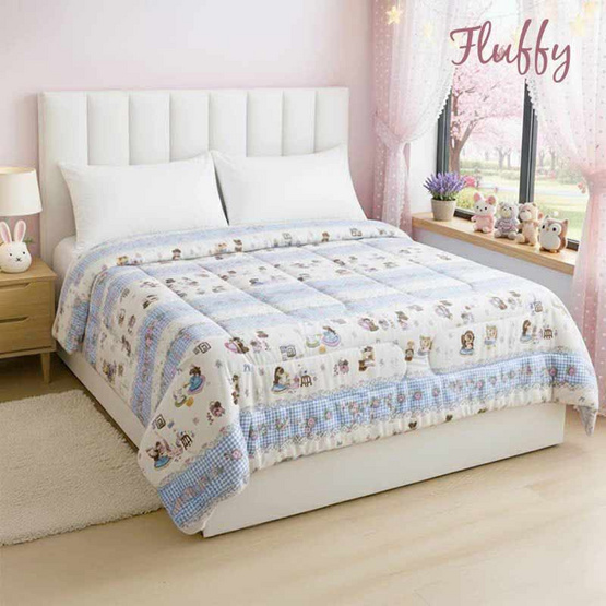 Fluffy ผ้านวม ลาย Sweet Girl