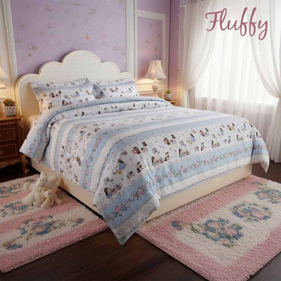 Fluffy ผ้านวม ลาย Sweet Girl