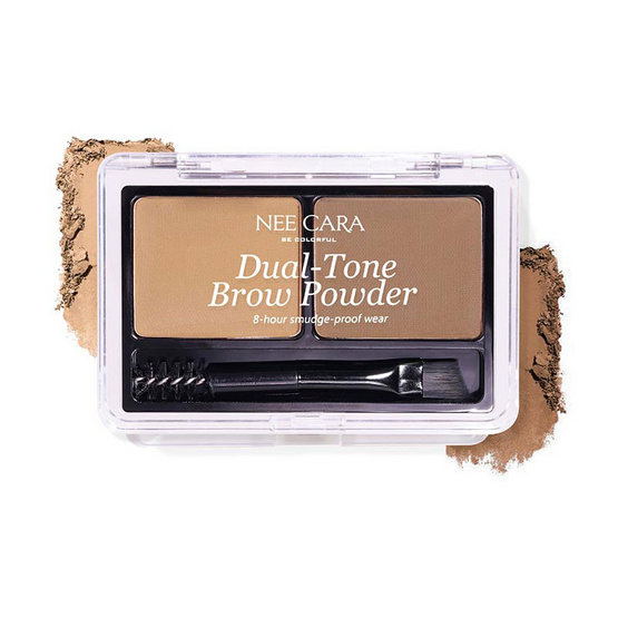 Nee Cara พาเลทเขียนคิ้ว Dual Tone Brow Powder 2.2 กรัมx2