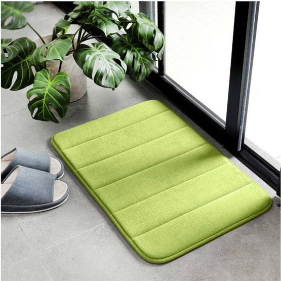 Homelove พรมเช็ดเท้าเมมไมโครไฟเบอร์ 60x40cm ซับน้ำดี แห้งไว (แพ็ก 2 ชิ้น) Homelove พรมเช็ดเท้าเมมไมโครไฟเบอร์ 60x40cm ซับน้ำดี แห้งไว (แพ็ก 2 ชิ้น)