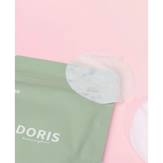 Doris โทนเนอร์แพด Tea Tree Oil-Control Hydrating Cotton Pad Refill 40มล.(20 แผ่น)แพ็ก2ชิ้น