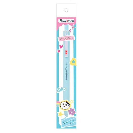 Paper Mate ปากกาเจล 0.5 มม. G-Series No.G610 (แพ็ก 4 ด้าม)