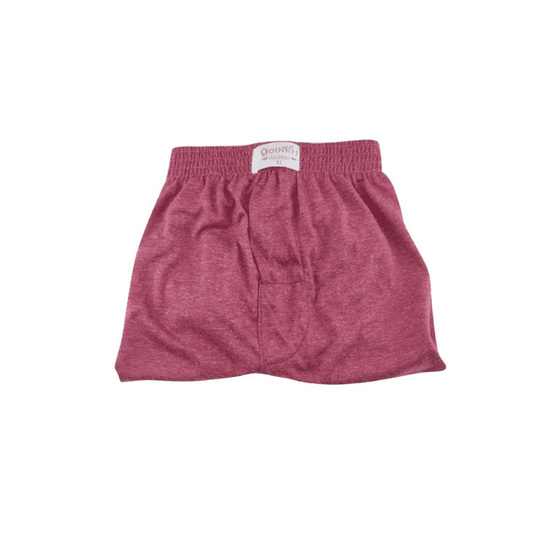 100 Salueng กางเกงบ๊อกเซอร์ (BOXER) ผ้ายืดนิ่ม สีแดงเลือดหมู